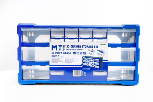 MT USA  22-Drawer Storage Bin 50cm (19-5/8 in.) MTU320632