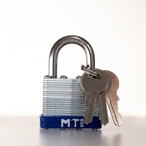 MT-USA Waterproof Padloock Laminated/Long Shackle/Square Padlocks